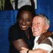 Femi Taylor with Kenny Baker R2 D2