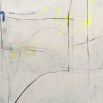 Alison McKenna, Untitled (2017), acrylic, charcoal, spray paint, pencil on linen, 195 x 130 cm  