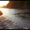 After the dire and endlessly stretching mud-march back from the lake, reaching the boats on the river felt close to finding nirvana