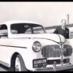 Henry Ford presenting his model in biodegradable plastic made from organic materials including industrial hemp, 1941