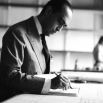 The architect Oscar Niemeyer, Rio de Janeiro, 1951