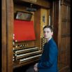 Organist Nick Miller with Betty