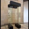 Tall Talk, glass and painted wood, Rory McEwen. The Scottish Royal Academy, 2010
