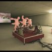 Rostan Tavasiev, Cinema, kinetic multipart installation with video and audio, 2006