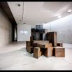 Andrey Kuzkin, All ahead!, installation, 59 boxes, metal, size variable, 2011